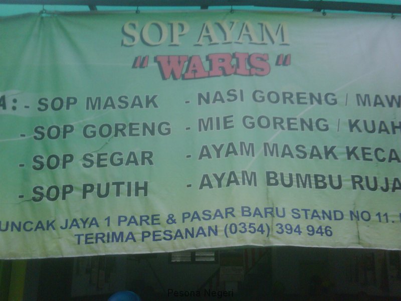 pare_sop_ayam_waris_menu