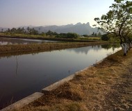 View pemandangan di rute Panarukan